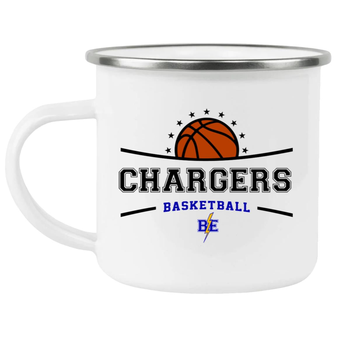 Chargers Basketball - Enamel Camping Mug