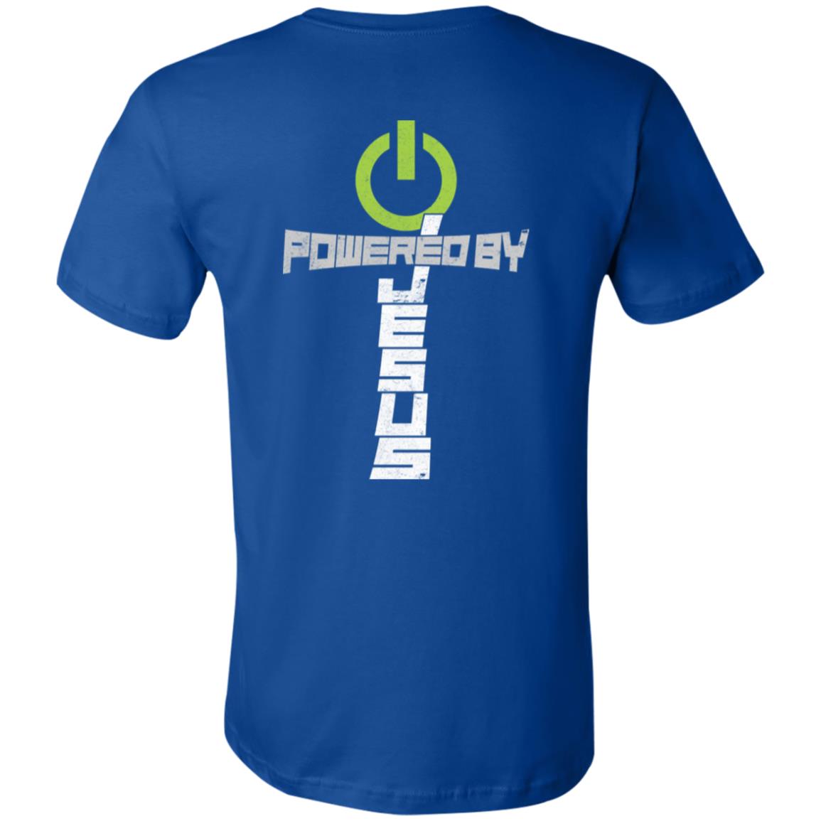 Powered by Jesus - Unisex Jersey Short-Sleeve T-Shirt