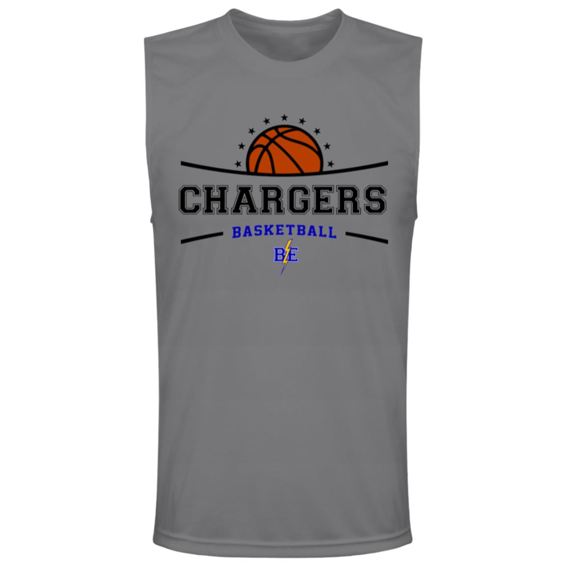 Chargers Basketball - Mens Zone Muscle Tee