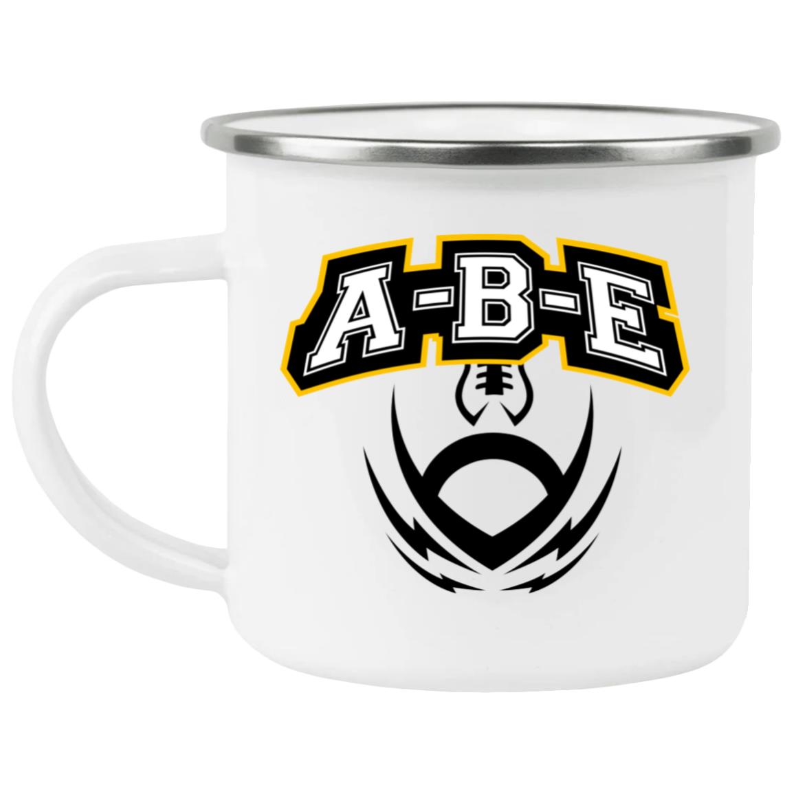 A-B-E Football - Enamel Camping Mug