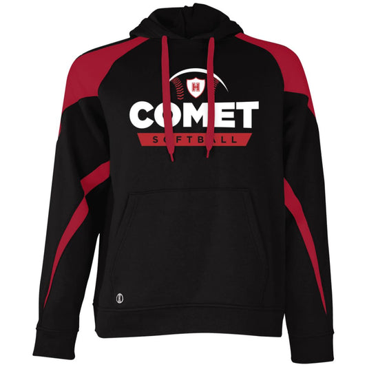 Comet Softball - Athletic Colorblock Fleece Hoodie