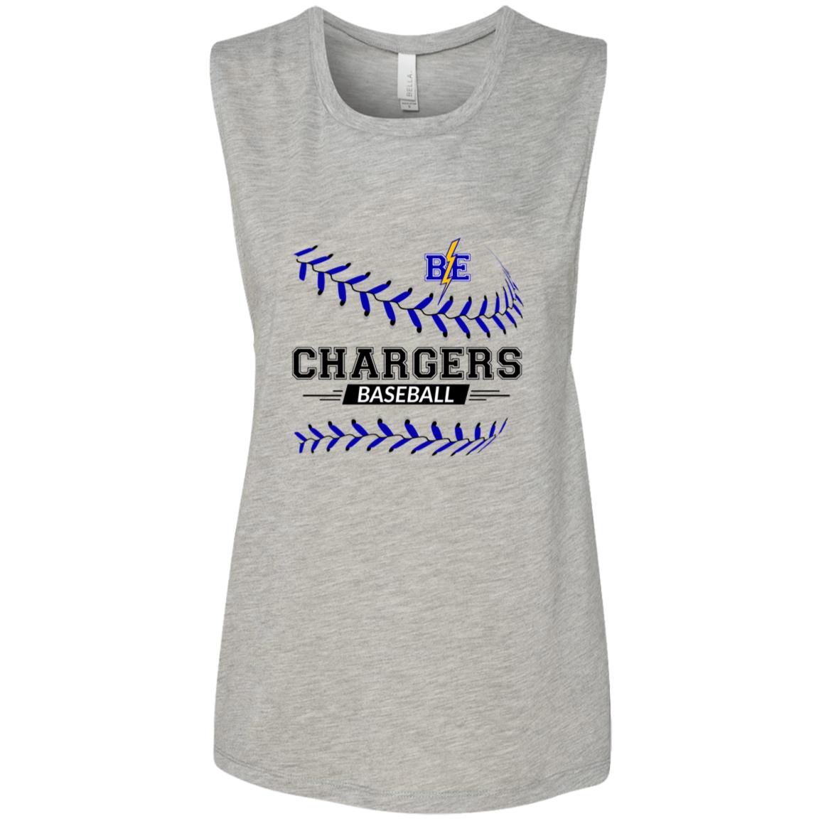 Chargers Baseball - Ladies' Flowy Muscle Tank