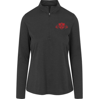 Comet Girls Soccer - Womens Heather Quarter Zip