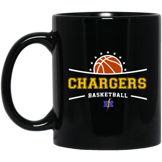 Chargers Basketball - 11oz Black Mug