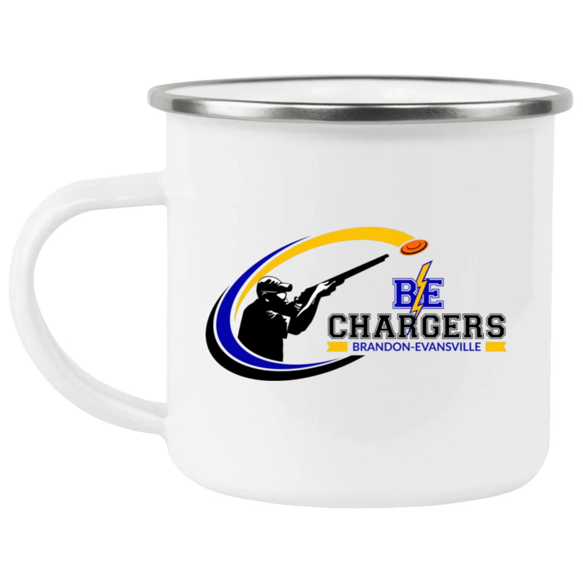 Chargers Trapshooting - Enamel Camping Mug