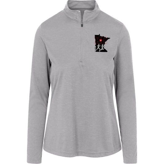 Comet Cross Country - Womens Heather Quarter Zip