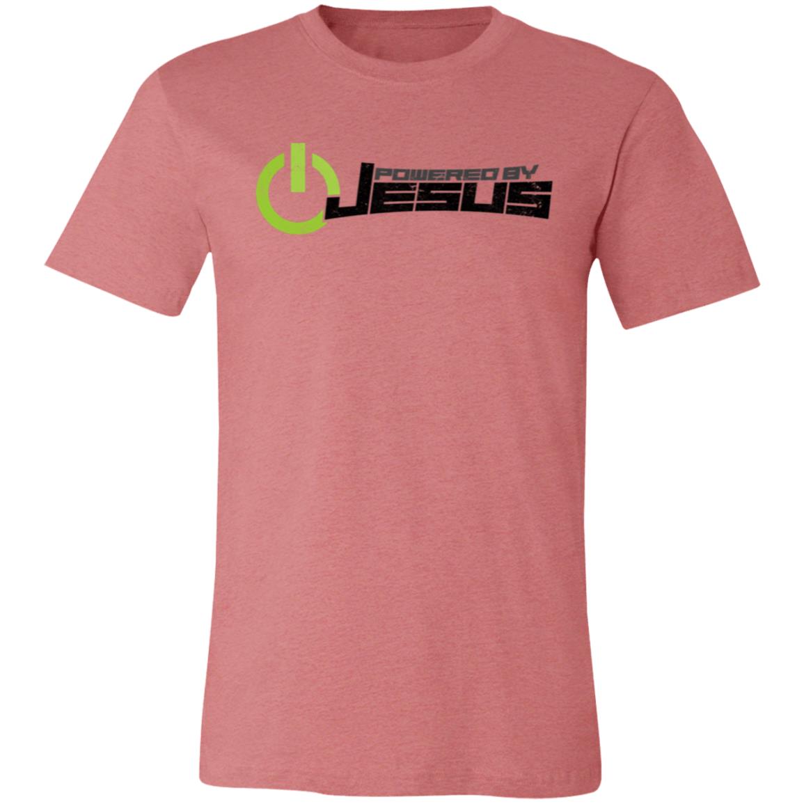 Powered by Jesus - Unisex Jersey Short-Sleeve T-Shirt