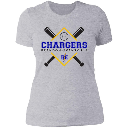 Chargers Softball - Ladies' Boyfriend T-Shirt