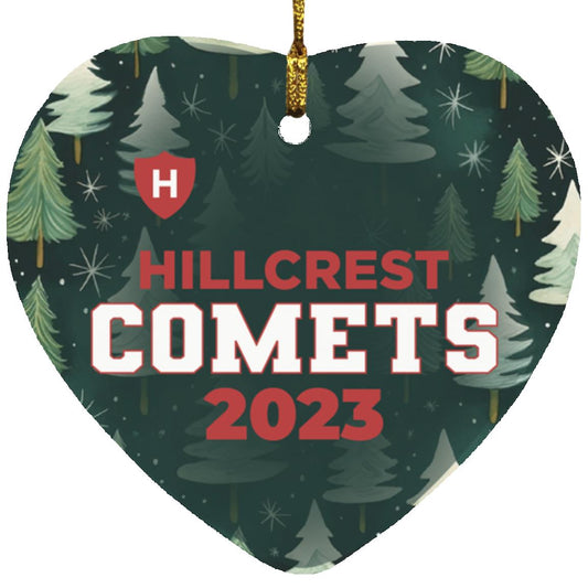 Comets 2023 - Heart Ornament