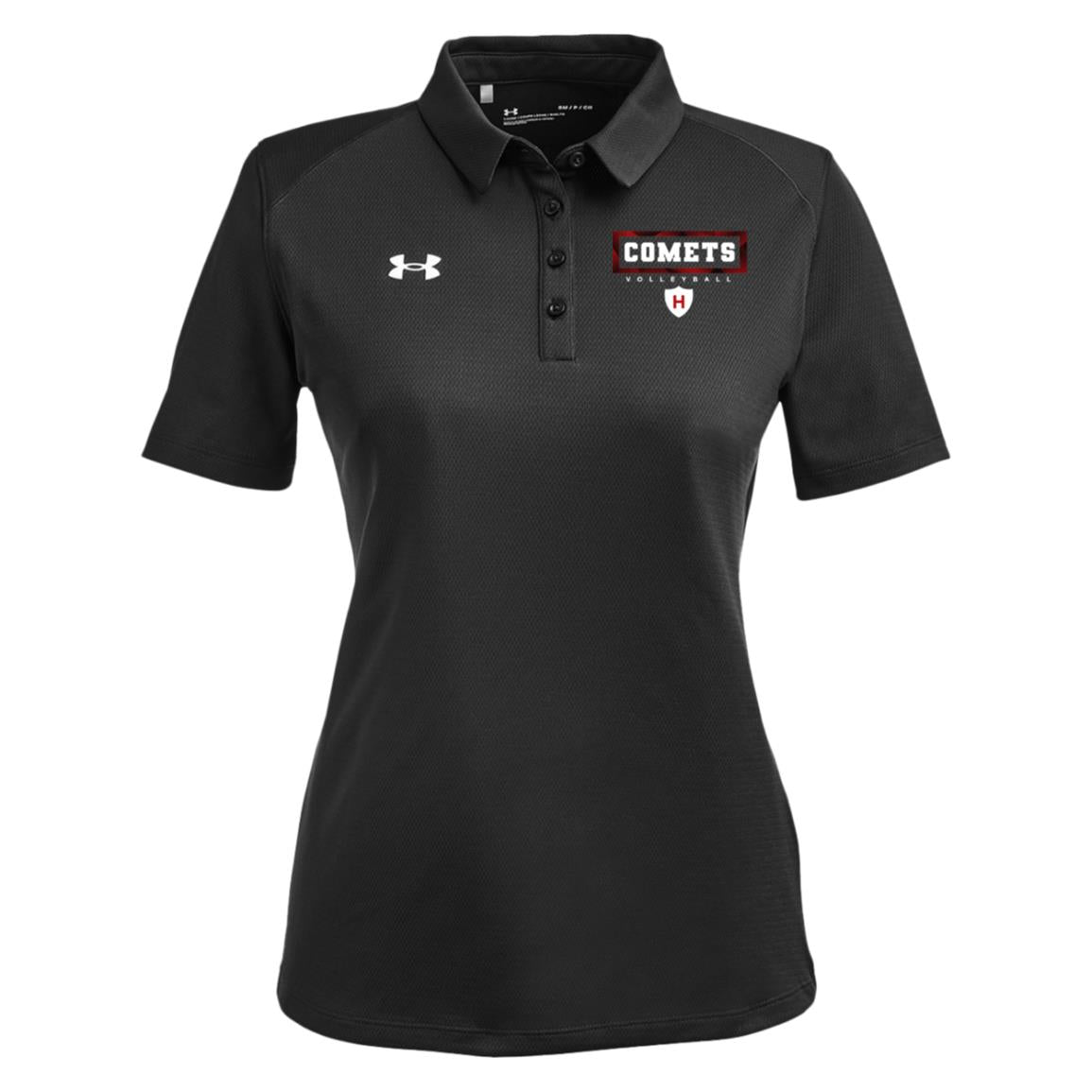 Comet Volleyball - Under Armour Womens Tech Polo