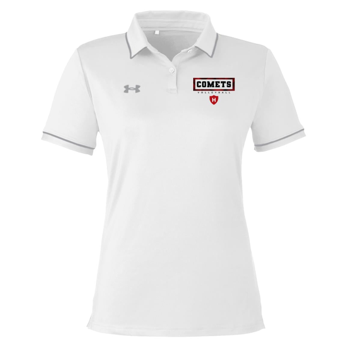 Comet Volleyball - Under Armour Womens Tipped Team Polo