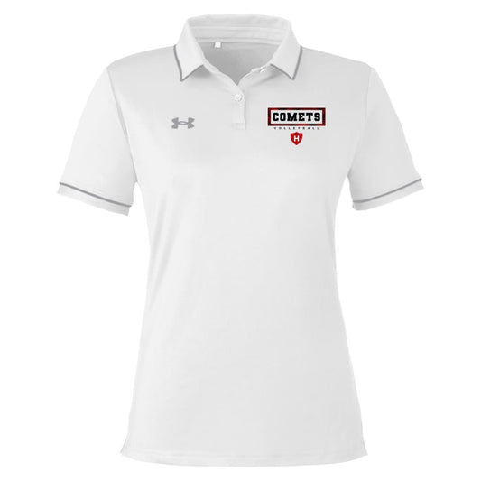 Comet Volleyball - Under Armour Womens Tipped Team Polo