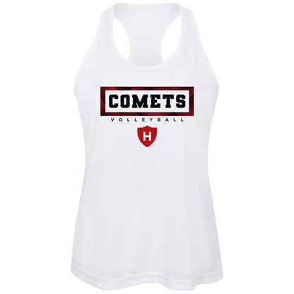 Comet Volleyball - Womens Zone Racerback Tank