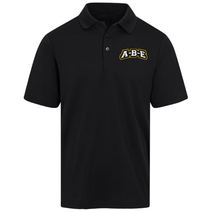 A-B-E - CrownLux Mens Plaited Polo