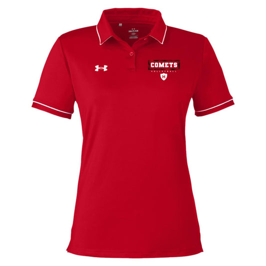 Comet Volleyball - Under Armour Womens Tipped Team Polo