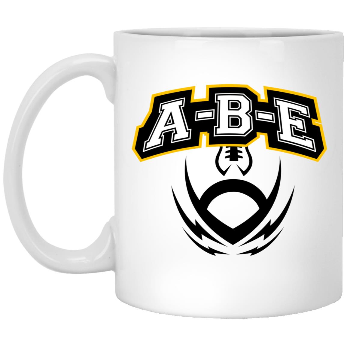 A-B-E Football - 11oz White Mug