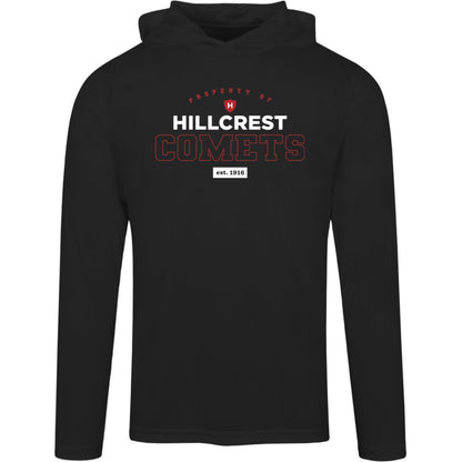 Hillcrest Comets - Mens Zone Hooded Tee