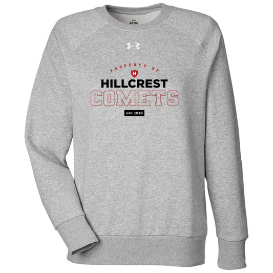 Hillcrest Comets - Under Armour Womens Rival Fleece Sweatshirt