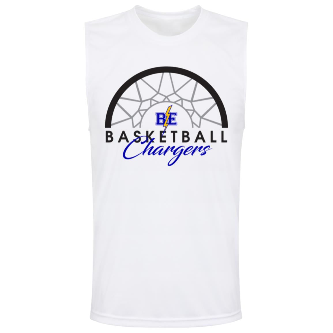 Chargers Basketball - Mens Zone Muscle Tee