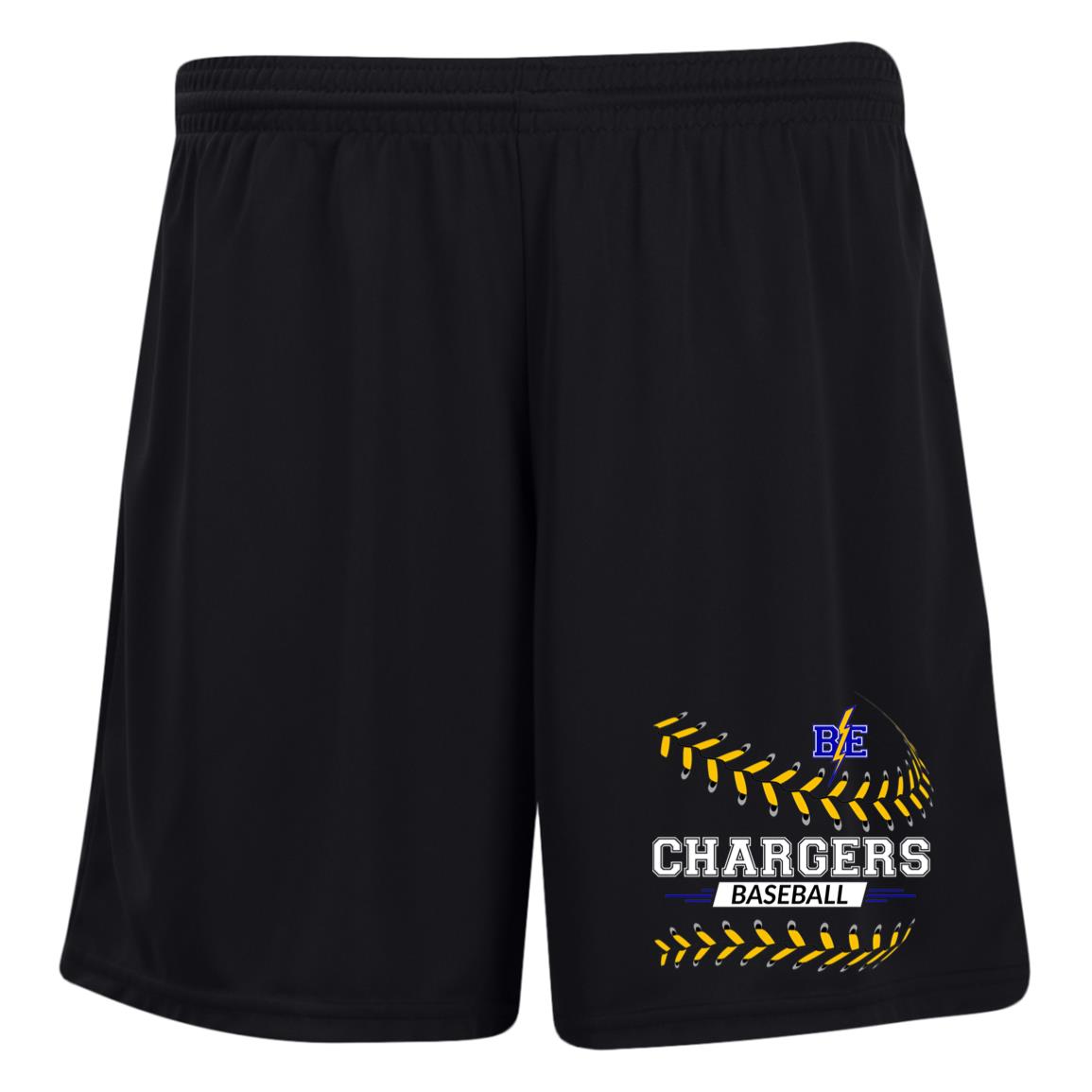 Chargers Baseball - Ladies' Moisture-Wicking 7 inch Inseam Training Shorts