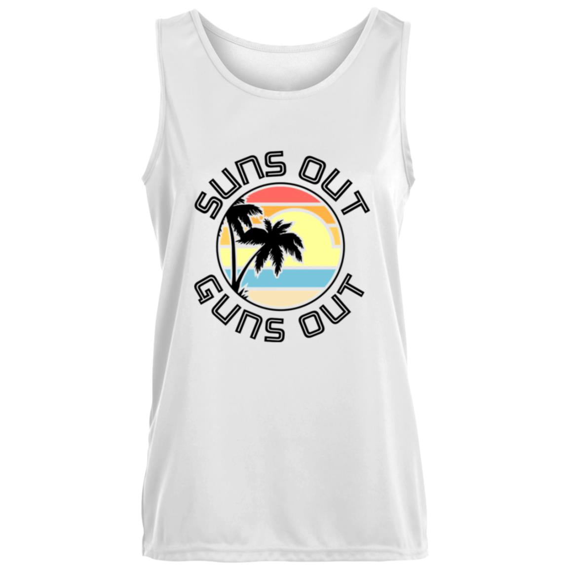 Suns Out Guns Out - Ladies’ Moisture-Wicking Training Tank