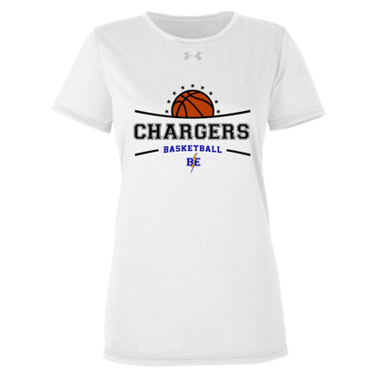 Chargers Basketball - Under Armour Womens Team Tech Tee