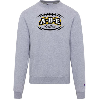 A-B-E Football - Champion Mens Powerblend Crewneck Sweatshirt