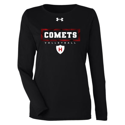 Comet Volleyball - Under Armour Womens Team Tech Long Sleeve Tee