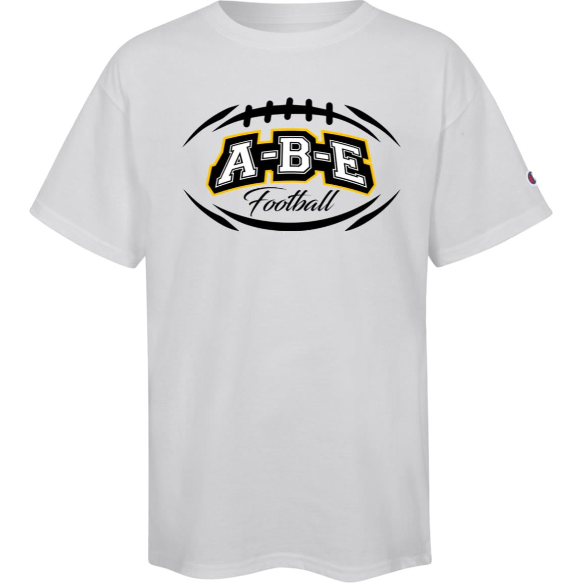 A-B-E Football - Champion Kids Short Sleeve Tee