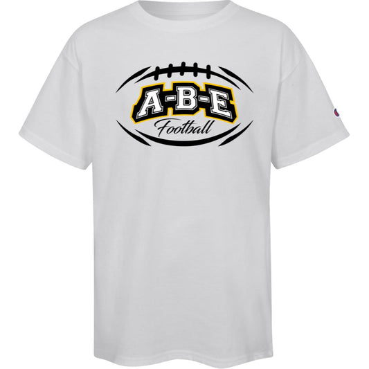 A-B-E Football - Champion Kids Short Sleeve Tee