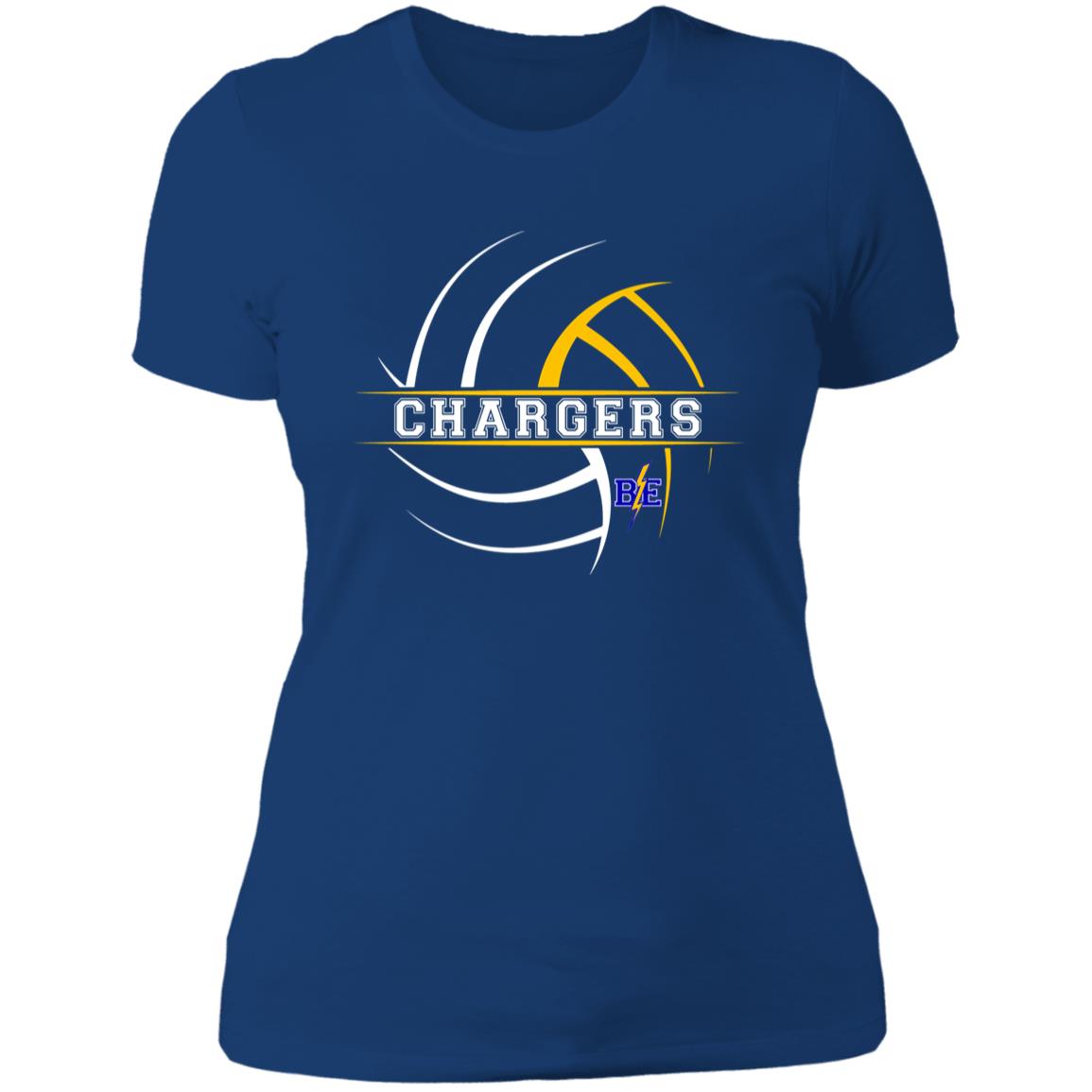 Chargers Volleyball - Ladies' Boyfriend T-Shirt