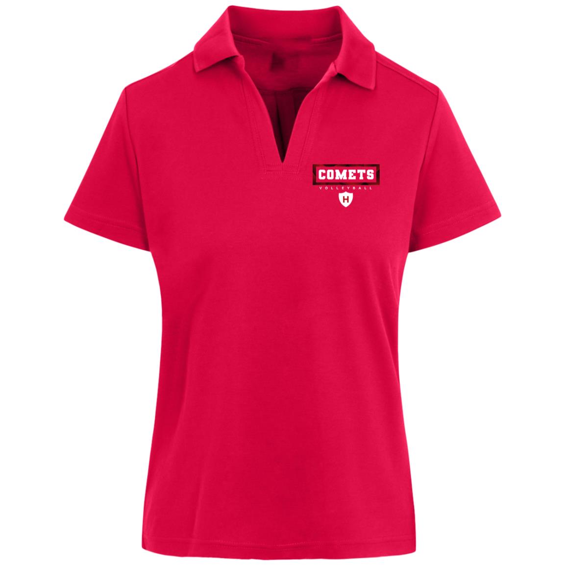 Comet Volleyball - CrownLux Womens Plaited Polo