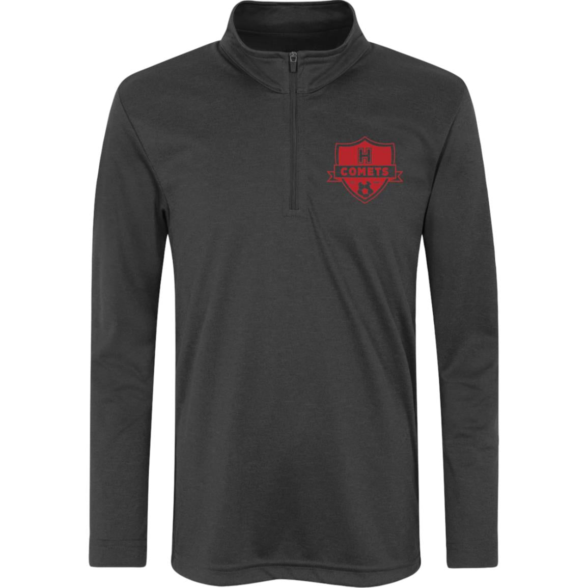 Comet Boys Soccer - Kids Heather Quarter Zip