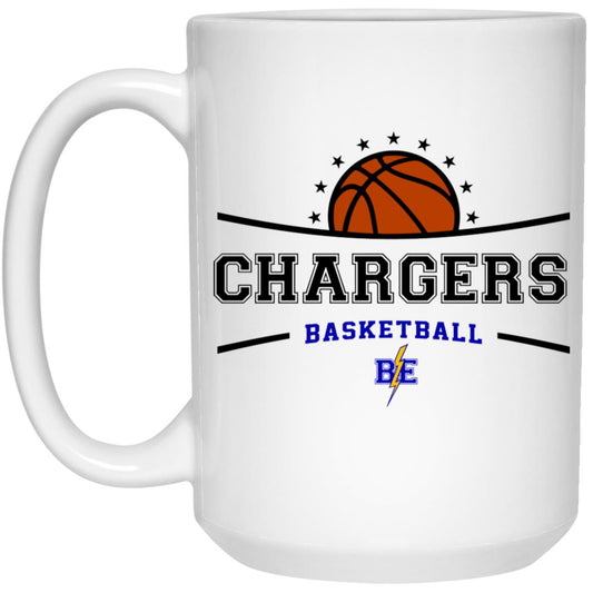 Chargers Basketball - 15oz White Mug