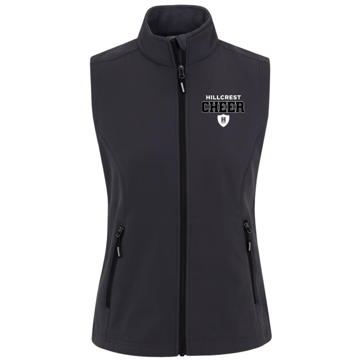 Comet Cheer - Womens Cruise Two-Layer Fleece Bonded Soft Shell Vest