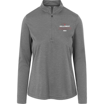 Hillcrest Comets - Womens Heather Quarter Zip