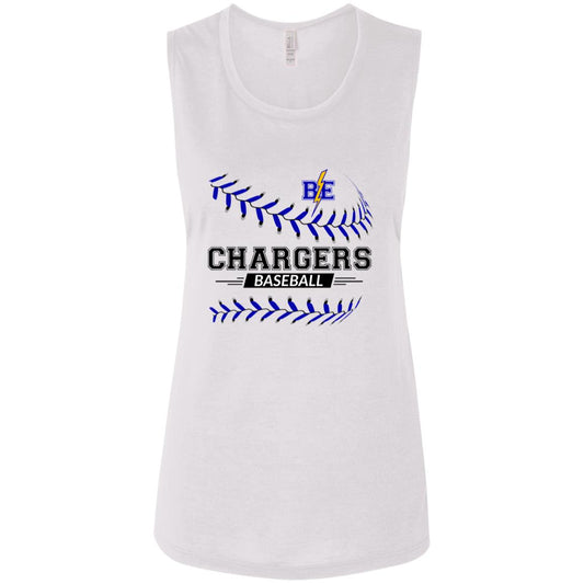 Chargers Baseball - Ladies' Flowy Muscle Tank