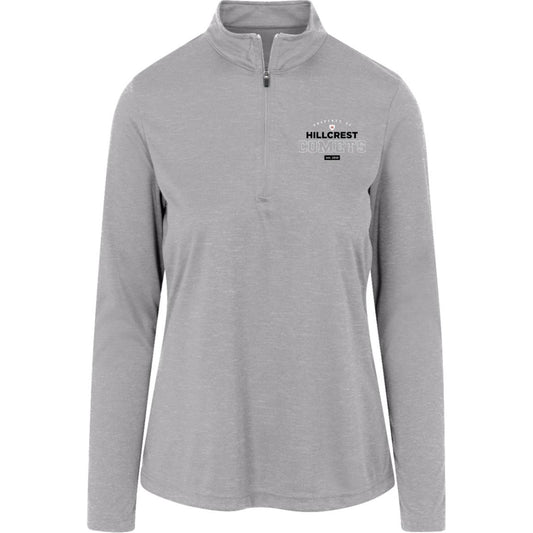 Hillcrest Comets - Womens Heather Quarter Zip