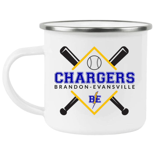 Chargers Softball - Enamel Camping Mug