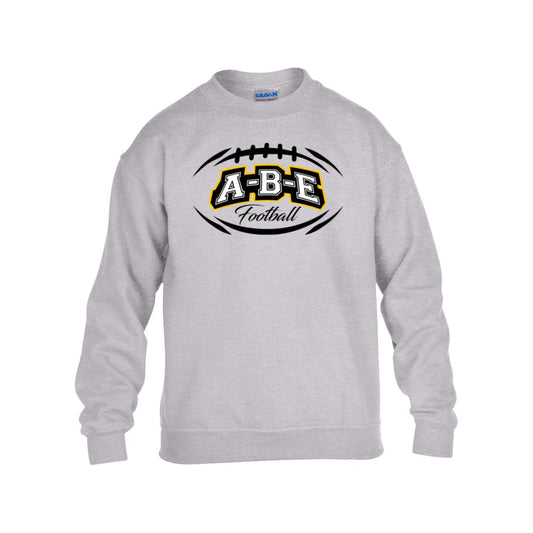 A-B-E Football - Kids Heavy Blend Fleece Crew