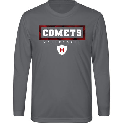 Comet Volleyball Gameday - Kids Zone Long Sleeve Tee