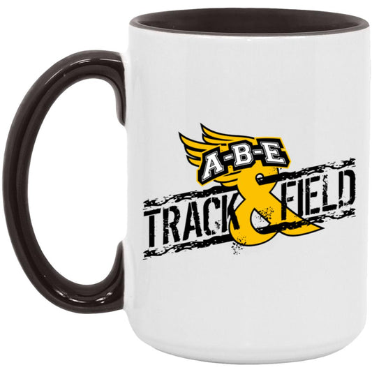 A-B-E Track & Field -15oz Accent Mug