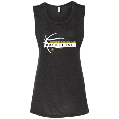 Chargers Basketball - Ladies' Flowy Muscle Tank