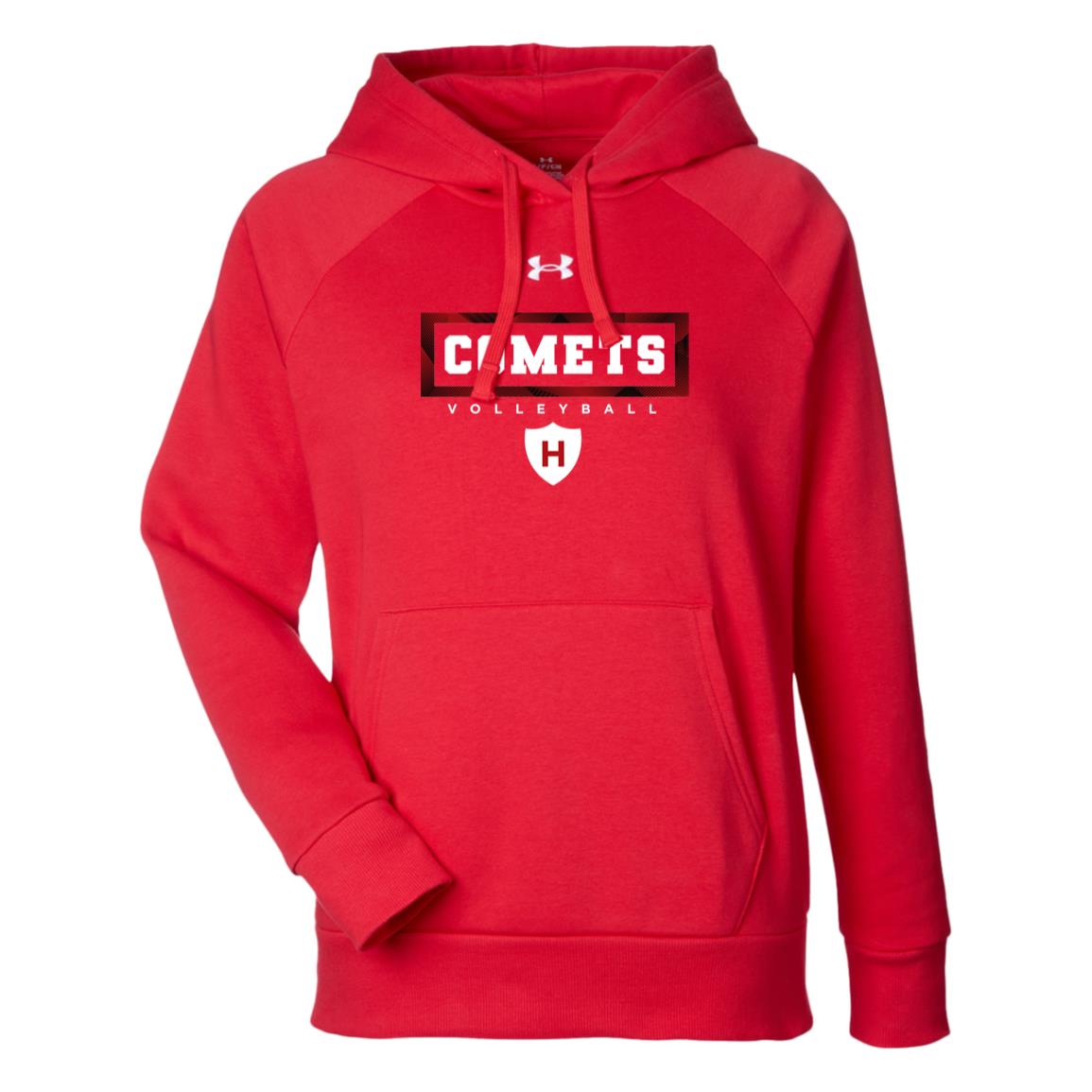 Comet Volleyball - Under Armour Womens Rival Fleece Hoodie