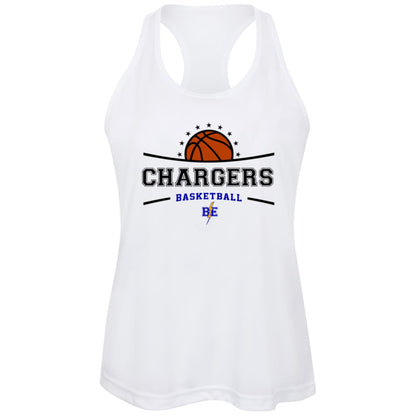 Chargers Basketball - Womens Zone Racerback Tank