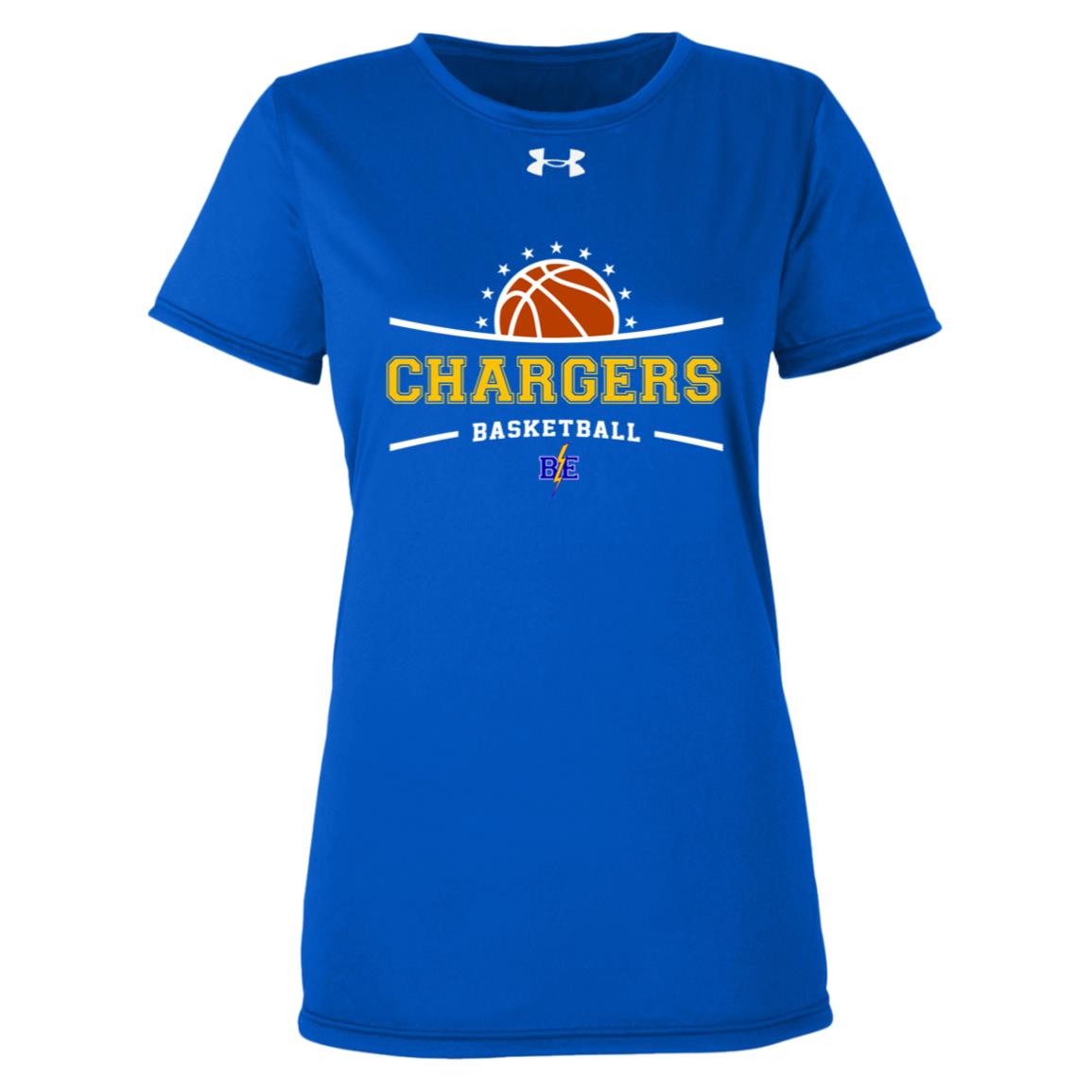 Chargers Basketball - Under Armour Womens Team Tech Tee