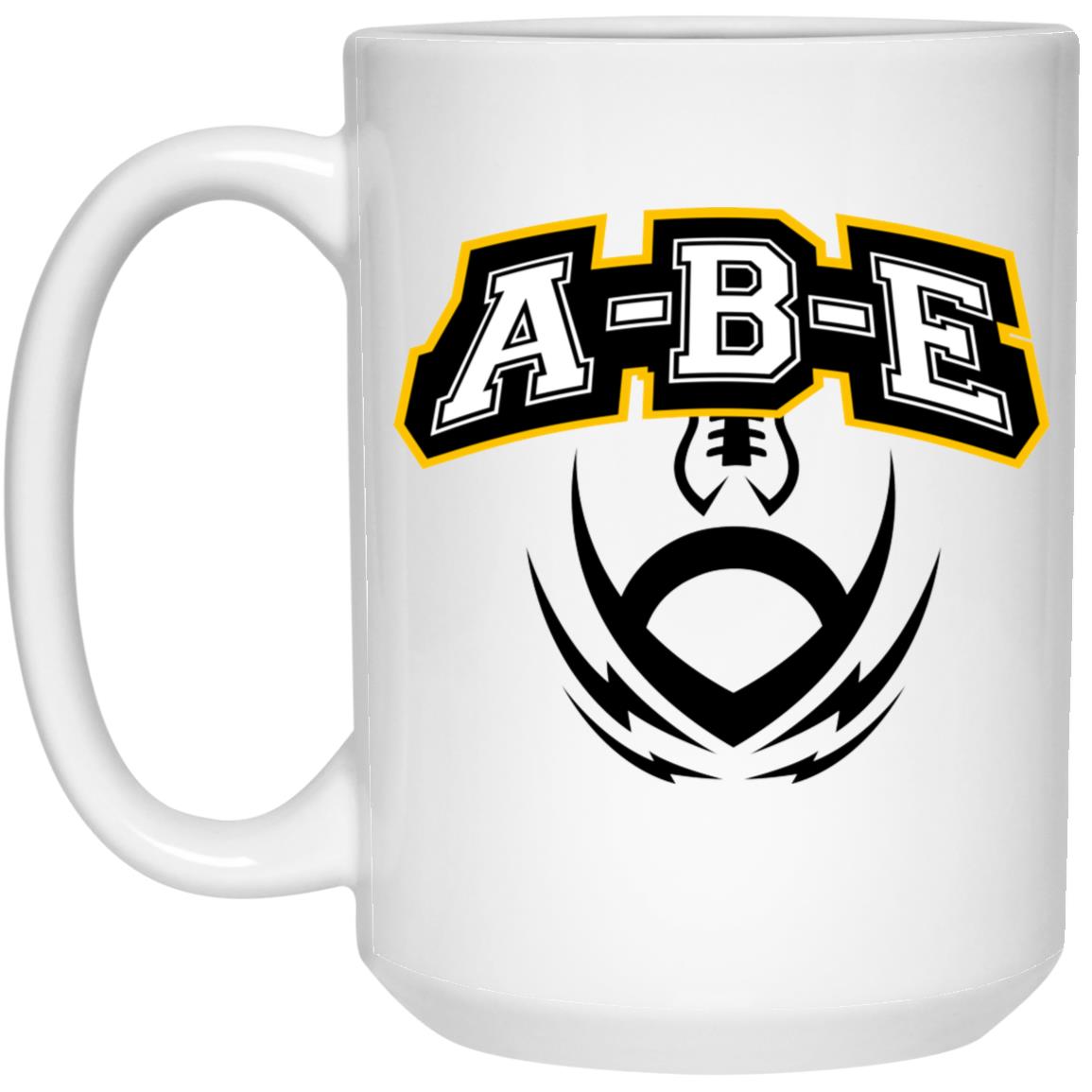 A-B-E Football - 15oz White Mug