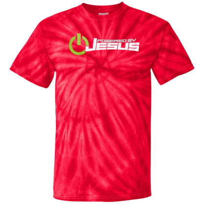 Powered by Jesus - 100% Cotton Tie Dye T-Shirt