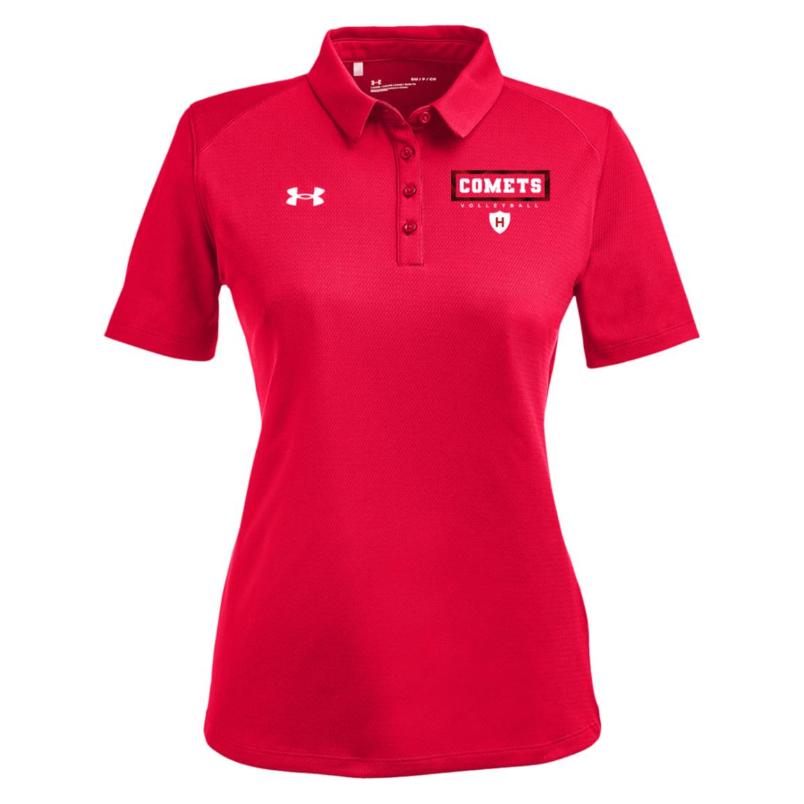 Comet Volleyball - Under Armour Womens Tech Polo