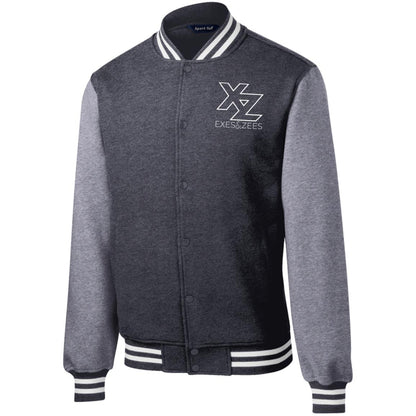 Exes & Zees - Fleece Letterman Jacket